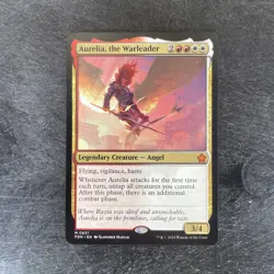 1 x Aurelia, the Warleader-Magic the Gathering-MTG-Foundations-Near Mint-mythic - Image 1