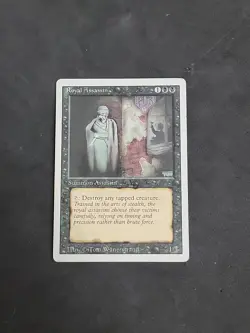 1x Royal Assassin Played, English 3rd Edition Revised MTG Magic - Image 2