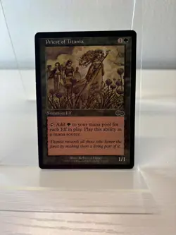 Urza's Saga ** Priest of Titania ** Mtg Magic (MP) - Image 1