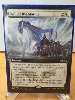 Will of the Mardu #57 (Extended Art) MTG Commander: Tarkir: Dragonstorm Regular - Image 1