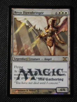 MTG FOIL REYA DAWNBRINGER Tenth Edition Promo - Image 1