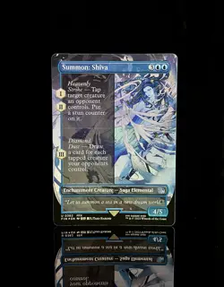 Summon: Shiva #362 FIN U (Borderless) (FOIL) - MTG Final Fantasy - Image 1