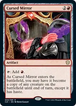 Cursed Mirror NM #50 Commander 2021 MTG - Image 1