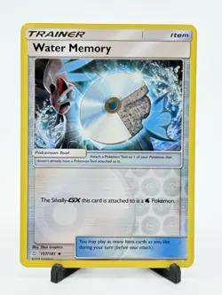 Pokemon: Water Memory Reverse Holo - 157/181 - Uncommon - Sun & Moon: Team Up - Image 1