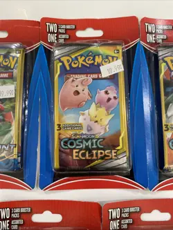 Lot Of 7 Pokemon TCG 2 Per Pack Booster Packs +Foil Cards Brand New Sealed - Image 3
