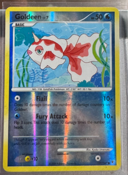 2009 Pokemon Goldeen 107/147 Supreme Victors Reverse Holo - Image 3