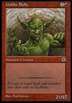Goblin Bully - Light Play MTG Portal - Image 1