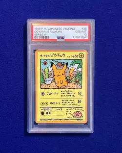 PSA 10 Ooyama's Pikachu #25 Vending Series 3 1998 Japanese Pokemon GEM MINT - Image 1