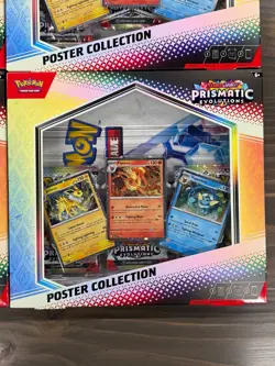 Pokemon PRISMATIC EVOLUTIONS Poster Collection Factory Sealed Case! 18 Packs! - Image 2