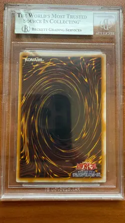 2001 YUGIOH! JPN SPELL OF MASK #SM 51 BLUE-EYES WHITE DRAGON BGS Authentic Alt - Image 2