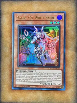 Yugioh Maliss P White Rabbit CRBR-EN015 Ultra Rare 1st Ed NM - Image 1