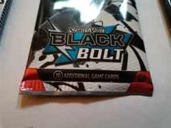 3X Pokemon TCG Black Bolt 10.5 Booster Packs New Sealed In Hand Genuine - Image 4