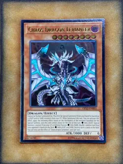 Yugioh Chaos Dragon Levianeer OP12-EN001 Ultimate Rare NM - Image 1