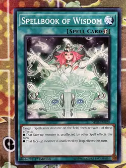 Yugioh Spellbook Of Wisdom SR08-EN029 Single - Image 1