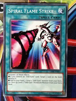 Yugioh Spiral Flame Strike LED6-EN055 Unlimited Single - Image 1
