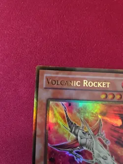 Yugioh Volcanic Rocket GLD2-EN023 Gold Rare Limited Edition NM - Image 2
