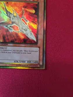 Yugioh Volcanic Rocket GLD2-EN023 Gold Rare Limited Edition NM - Image 4