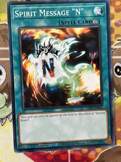 Yugioh Spirit Message "N" LDS3-EN013 Single - Image 1