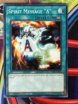 Yugioh Spirit Message "A" LDS3-EN014 Single - Image 1