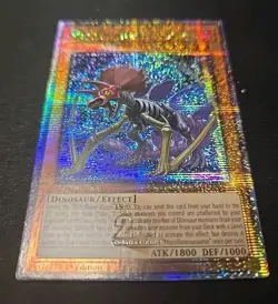 MISCELLANEOUSAURUS QUARTER CENTURY SECRET RARE RA04-EN022 YUGIOH! 1ST EDITION NM - Image 1