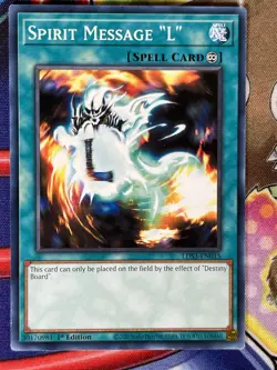 Yugioh Spirit Message "L" LDS3-EN015 Single - Image 1