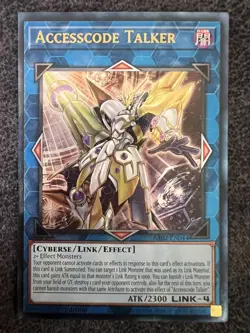 Yugioh Accesscode Talker RA02-EN044 Prismatic Ultimate Rare 1st Edition NM - Image 1