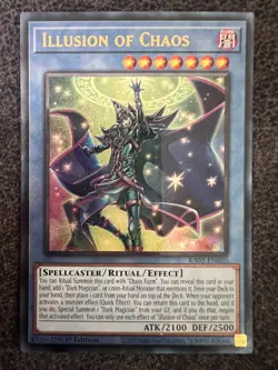 Yugioh Illusion of Chaos RA02-EN020 Ultimate Rare 1st Edition NM - Image 1