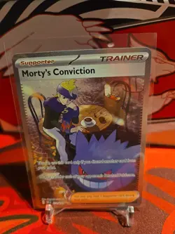 2024 Pokemon Temporal Forces Morty's Conviction 211/162 Nm - Image 1