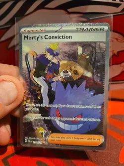 2024 Pokemon Temporal Forces Morty's Conviction 211/162 Nm - Image 2