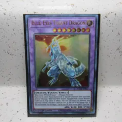 Blue-Eyes Tyrant Dragon BACH-EN037 1st Edition Ultra Rare Near Mint NM Yugioh - Image 1