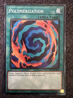 Yugioh Polymerization RA02-EN047 Collector's Rare 1st Edition NM - Image 1