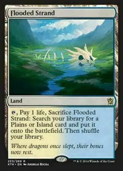 Flooded Strand ~ Khans of Tarkir [ NearMint ] [ Magic MTG ] - Image 1