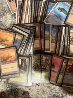 MTG Magic The Gathering Vintage Old Land Cards Tempest 4th Invasion Urza 85 Card - Image 3