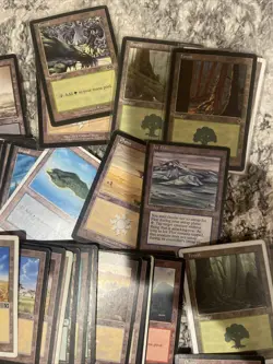 MTG Magic The Gathering Vintage Old Land Cards Tempest 4th Invasion Urza 85 Card - Image 5