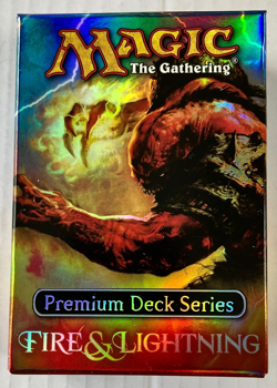 Magic the Gathering Cards Premium Deck Series Fire & Lightning CCG - Image 1