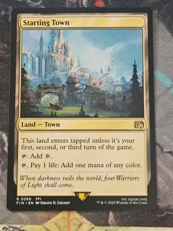 Starting Town (Regular) (FIN 0289) Final Fantasy Mtg - Image 1