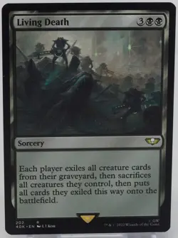 Magic The Gathering Warhammer 40,000 #202 Living Death - Image 3