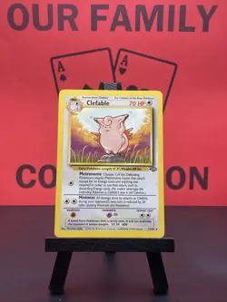 Clefable 17/64 Jungle Set Rare Regular 1999 WOTC Pokemon TCG MP - Image 1
