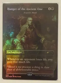 Hunger of the Ancient One - Exquisite Blood - Foil - Secret Lair MTG - Image 1