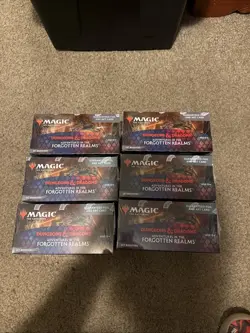 MTG Adventures in The Forgotten Realms Set Booster Box 6 Box Sealed Case - Image 1