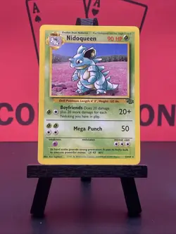 Nidoqueen 23/64 Jungle Regular Rare 1999 WOTC Pokemon TCG VLP - Image 2