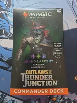 Magic the Gathering: Outlaws of Thunder Junction GRAND LARCENY Commander Deck - Image 1