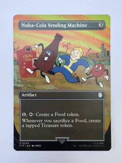 Nuka-Cola Vending Machine - 0358. Borderless Non-Foil. 2024 Fallout. - Image 1