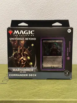 Universes Beyond: Warhammer 40,000 - Necron Dynasties Commander Deck - Sealed - Image 1