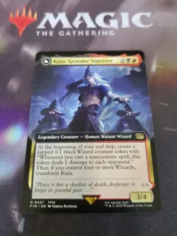 Mtg. Kuja, Genome Sorcerer. Borderless. Final Fantasy. Pack Fresh - Image 1