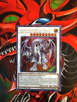 Azure-Eyes Silver Dragon - LCKC-EN066 - Secret Rare - 1st Edition Yugioh LP - Image 1