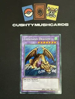 YUGIOH THOUSAND DRAGON SECRET RARE MRD-EN143 - Image 1