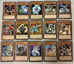 Yu-Gi-Oh Card Lot Of 15 - 1996 1st First Edition KAZUKI TAKAHASHI (LP/HP) - Image 1