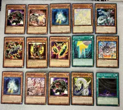 Yu-Gi-Oh Card Lot Of 15 - 1996 1st First Edition KAZUKI TAKAHASHI (LP/HP) - Image 1