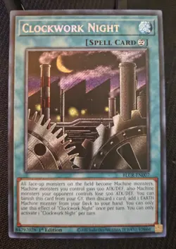Yu-Gi-Oh! Clockwork Night BLCR-EN007 1st Edition Secret Rare NM - Image 3